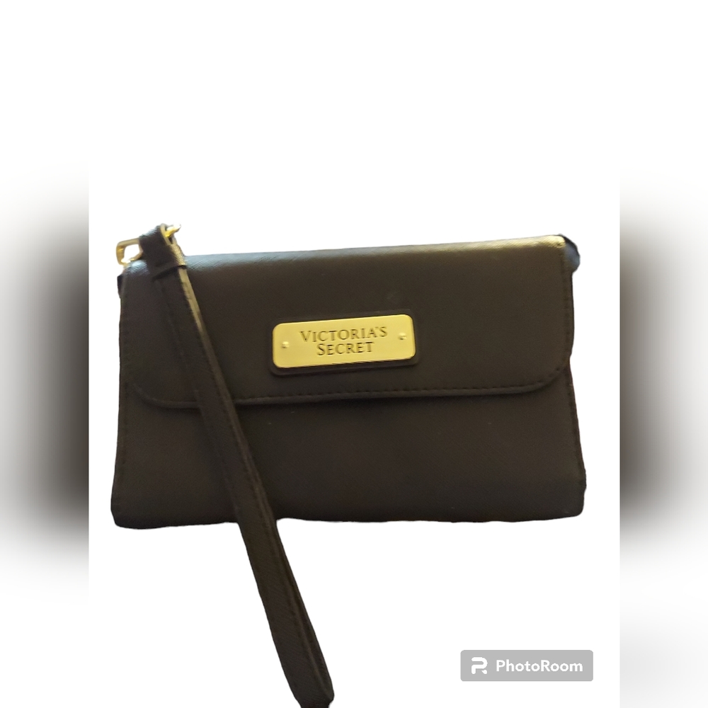Victoria's Secret Black Wristlet Wallet